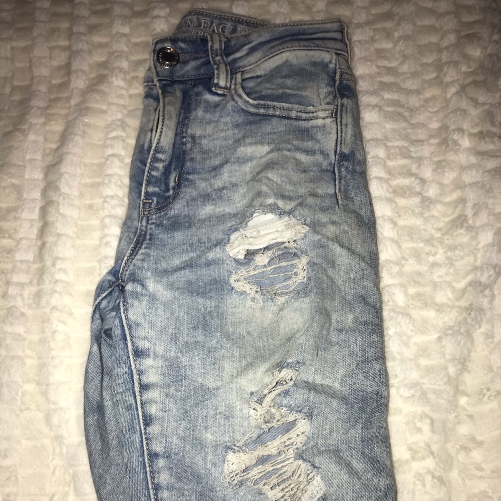 American Eagle ripped jeans